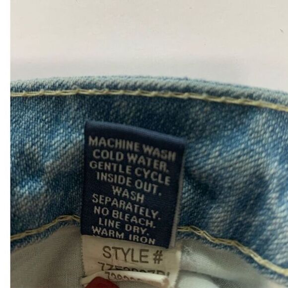 Duck Head Women's Flare Jeans Size 11 Light‎ Wash Blue Denim Stretch - Picture 11 of 15